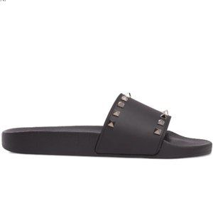 Valentino Rockstud Slides Sandals 100% AUTHENTIC